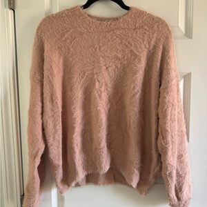 SO Women's Fuzzy Blush Sweater